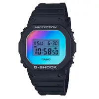 在飛比找蝦皮商城優惠-【CASIO 卡西歐】G-SHOCK 仲夏天空彩虹玻璃方形電