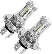 Cabilock 2Pcs High Brightness LED Headlight Kit Automobile Fog Lamps Strong Stability Impact Resistant Safe Visual Driving Experience
