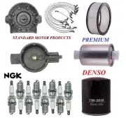 Tune Up Kit Filters Cap Spark Plugs Wire For CHEVROLET G10 V8 5.7L 1992-1993