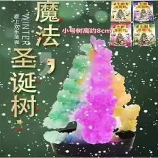 魔法聖誕樹 魔法樹 紙樹開花 澆水生長樹 聖誕樹 櫻花樹 DIY 魔法成長結晶樹 科學實驗 紙樹開花