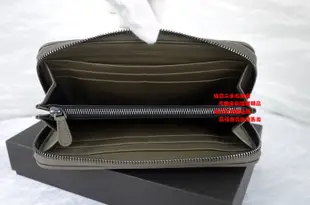 優買二手精品名牌店 BOTTEGA VENETA BV 114076 大象灰 牛皮 編織 拉鍊 零錢 長夾 皮夾 發財 夾 全新商品