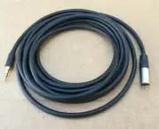 1'FT-25-FT Mogami cable Aux Audio Mini tiny XLR-M to 3.5mm Stereo Microphone