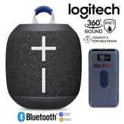 Logitech Core Wonderboom 4 Portable Bluetooth Speaker w/ Accessories Bundle