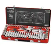 New Sidchrome 51pce 1/2" Drive Metric/AF Socket Set Torque PLUS SCMT14130