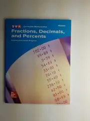Corrective Mathematics Workbook: Fractions, Decimals and Percents [MATH MODULES
