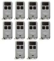 Liftmaster PPK3M, 10-Pack Passport MAX 3-Button KeyChain Remote Control