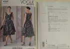 Vogue Pattern - V1935 - Misses' Dress - Handkerchief Gathered Skirt - Sleeveless