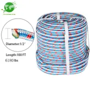 16 Strand Braided Tree Rigging Line 1/2" x 100' Arborist Tree Climbing Rope