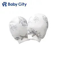 在飛比找momo購物網優惠-【Baby City 娃娃城】天絲棉手套/歐洲白