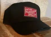 Cap/Hat-(Black)Chicago Milwaukee St Paul & Pacific(CMSP&P)Milwaukee Rd #1941-NEW