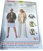 Burda Jacket Pattern 7935 Size 10 - 24