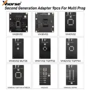 XHORSE Second Generation Programmer Adapters Kit 9 Pieces For MULTI-PROG