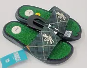 Reef Mens Mulligan Slide Green Tartan 9