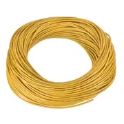 24AWG 24 Gauge Stranded Hook-Up Wire PVC Tinned Copper Wire 50m/164ft Yellow