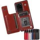 Case For Samsung S25 S24FE S23 Ultra S10 S9 S8 Plus Flip Card Wallet Back Cover