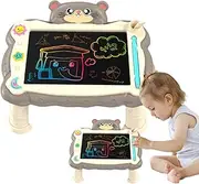 Durable & Versatile LCD Writing Tablet, 390g Educational Kids Drawing Pad with Stand, ABS Reusable Learning Tool, Art Supplies for Home, School, Travel 12.01x9.84x5.31 inches