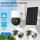 Solar Battery Security Camera Outdoor Wireless WiFi CCTV PTZ IP Camera