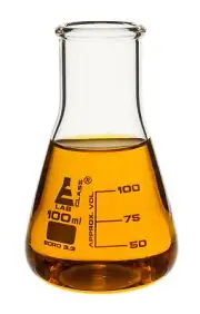 Eisco Labs 100mL Conical Erlenmeyer Flask, Wide Neck - Borosilicate Glass