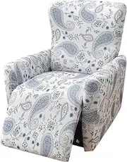 Stretch Recliner Couch Cover 4-Pieces 1Seat Recliner Chair Slipcovers with Pockets Sofa Cover Recliner Lazy Boy Furniture Protector for Living Room (Color : #9)