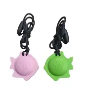 Kids Adults Chewelry Molar Necklace Autism ADHD Sensory Chew Teething Toy Fish