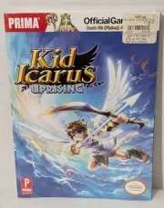 Kid Icarus Uprising Strategy Game Guide with Dark Pit (Flying) AR Cards NEW