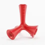 OctoTee, unisex-adult Flexible Tripod Colorful Rubber Golf Tee with Multi Hei...