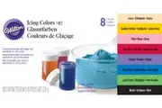 Birthday Cake Decorating 8 Piece Icing Colour Set