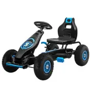 Kahuna G18 Kids Ride On Pedal Go Kart Racing Style - Blue