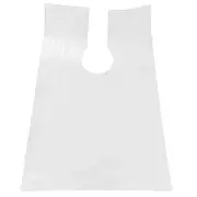 1X(100Pcs PE Apron Disposable Long Barber Cloth Perm Hair Salon Haircut1319