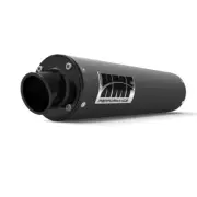 HMF Gun Metal Performance Slip On Exhaust For Yamaha Big Bear 400 2000-12