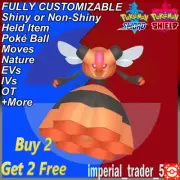 Pokémon Sword and Shield ✨ Shiny Vespiquen ✨ W/ Best 6IV Customizable