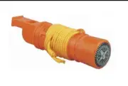 5 In 1 Orange Survival Whistle with Lanyard Camping Hiking Bear Scare Sealed