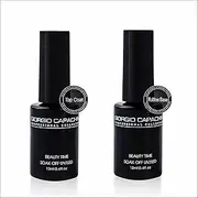 6 Pcs=3pcs*12ml No Wipe Gel Top Coat + 3pcs*12ML Rubber Base Coat Set - Shine Finish and Long Lasting, Soak Off LED Nail Lamp Gel Base Top Coat Finish Nail Art Design Manicure Gifts for Women