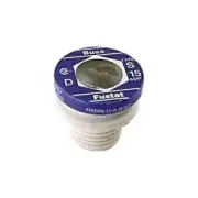 Bussman BP/S-15 15 Amp Dual-Element Time-Delay Rejection Base Fuse 2 Count
