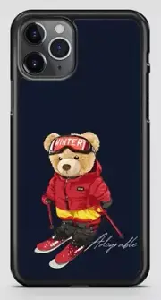Cute Adorable bear Skiing - Adograble Ski For Iphone Case 11 12 13 14 15 Pro Max