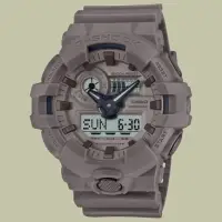 在飛比找momo購物網優惠-【CASIO 卡西歐】G-SHOCK 自然大地色 雙顯手錶 