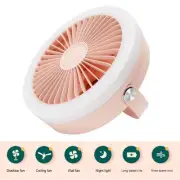 Remote Control Smart Electric Fan Night Light Small Ceiling Fan Three-speed W