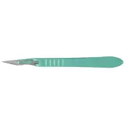 Miltex Safety Scalpel Size 11 Stainless Steel / Plastic Sterile (Box of 10)