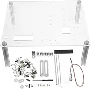 SMASOLO 1 Set Open Air Case Transparent Motherboard Stand DIY Chassis Bracket for Compact Design for Stable Base for Safe Component Testing