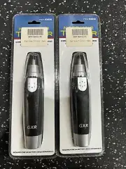 2x GXR Electric Nose Ear Hair Trimmer Eyebrow Shaver Clipper Groomer Cleaner