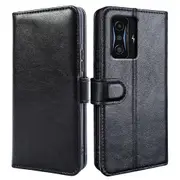 For Xiaomi Poco F4 Gt/redmi K50 Gaming Leather Phone Case Waxy Texture Wallet Stand Cover