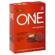 One Peanut Butter Cup Protein Bar - 4-2.12 Oz (Pack of 6)