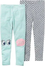 [Carter's] Girls' 2T-7 Eyes and Yay Leggings Set