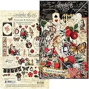 Graphic 45 Ephemera Set - Curiouser & Curiouser