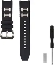 [Senphyton] CACA for Invicta Russian Diver Watch Replacement Rubber Silicone Band/Strap - Black Invicta Russian Diver Watch Strap