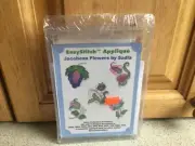Easy Stitch Applique “ Jacobean Flowers by Sadia ” - Embroidery Kit