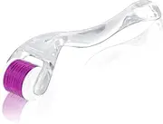 LOPHE Derma Roller, 0.5mm Microneedle Derma Roller for Men and Women, Professional Microneedling Derma Needling, Micro Needle Roller Facial Wrinkles Hair Loss Stretch Marks Hair Growth