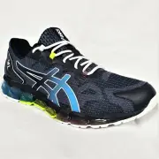 Size 10 US Men's Shoes Asics Gel-Quantum 360 6 Black/Aizuri Blue 1201a062-008