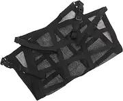 PRETYZOOM Car Ceiling Mesh Pouch Organizer Double Car Storage Net for Travel Accessories with Upgraded Zipper Design for Sundries More