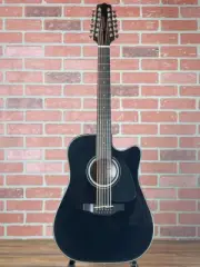 Takamine GD30CE-12 12-String Acoustic-Electric Guitar - Black